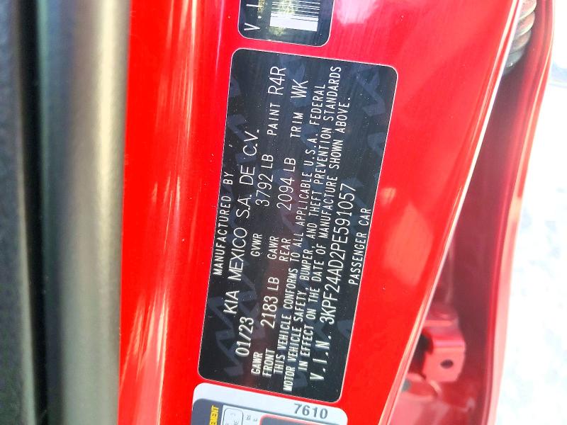 Aukcja sprzedaży 2023 Kia Forte, vin: 3KPF24AD2PE591057, numer aukcji: 50110946
