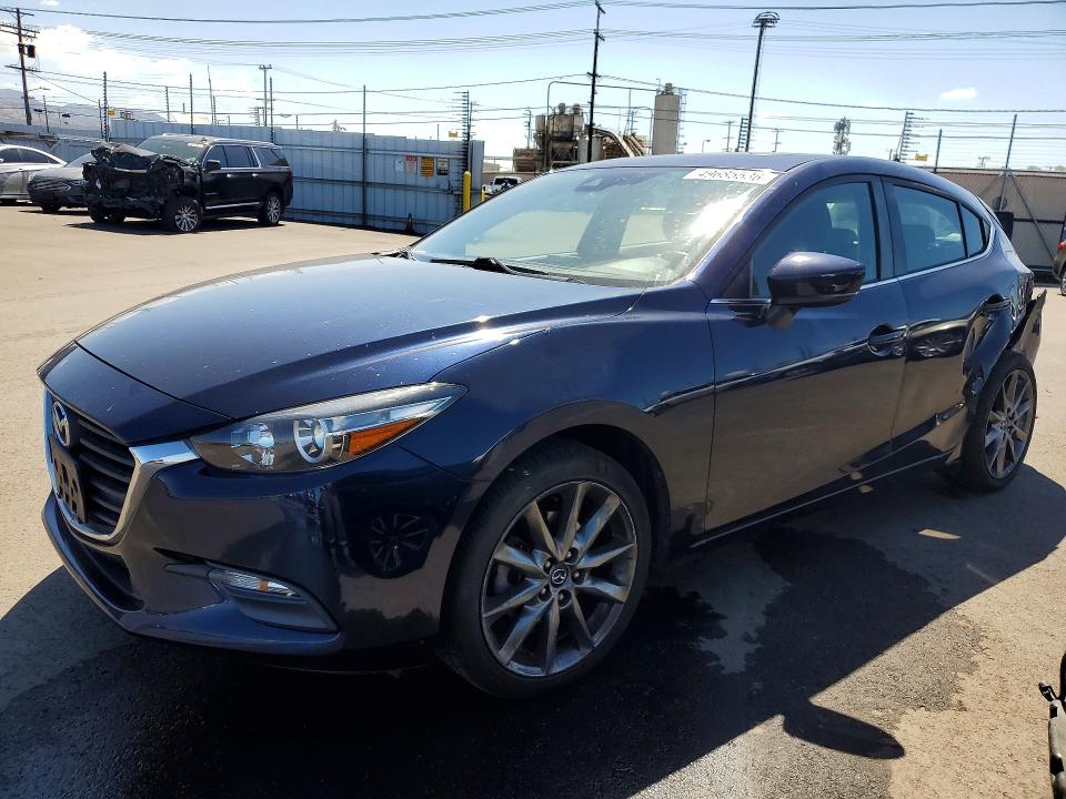 2018 Mazda 3 მანქანა იყიდება აუქციონზე, vin: 3MZBN1L32JM265164, აუქციონის ნომერი: 49685536
