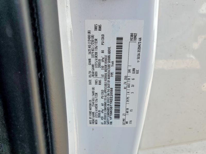 Aukcja sprzedaży 2024 Ford F350, vin: 1FT8W3BT7REE20588, numer aukcji: 48648406