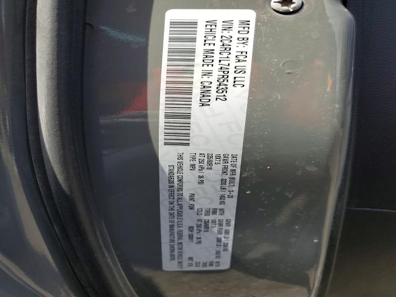 Aukcja sprzedaży 2023 Chrysler Pacifica, vin: 2C4RC1L74PR543512, numer aukcji: 50647766