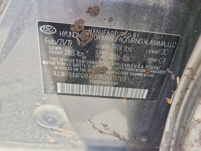 Продажа на аукционе авто 2019 Hyundai Elantra, vin: 5NPD84LF9KH471703, номер лота: 50575776