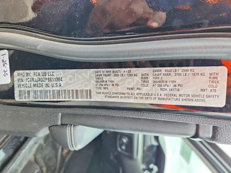 Продажа на аукционе авто 2023 Jeep Grand Cherokee, vin: 1C4RJJAG2P8811364, номер лота: 50675886