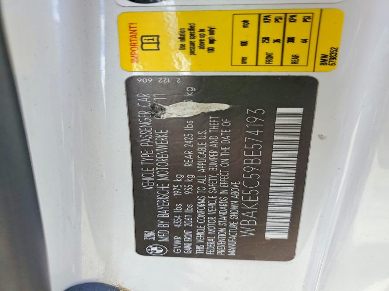 Продаж на аукціоні авто 2011 Bmw 328, vin: WBAKE5C59BE574193, номер лоту: 50622796