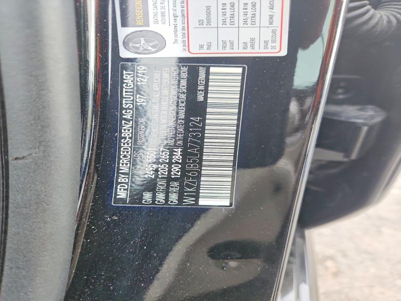 49834106 :رقم المزاد ، W1KZF6JB5LA773124 vin ، 2020 Mercedes-benz E مزاد بيع