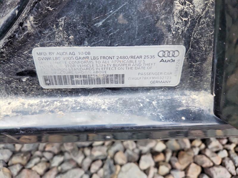 Продажа на аукционе авто 2009 Audi A4, vin: WAULF78KX9N032123, номер лота: 51623206