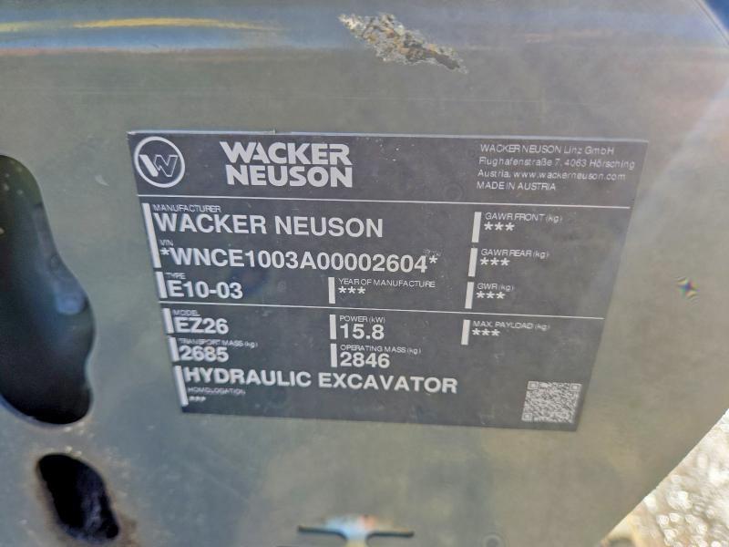 Продаж на аукціоні авто 2000 Wack Ez26, vin: WNCE1003A00002604, номер лоту: 50796246