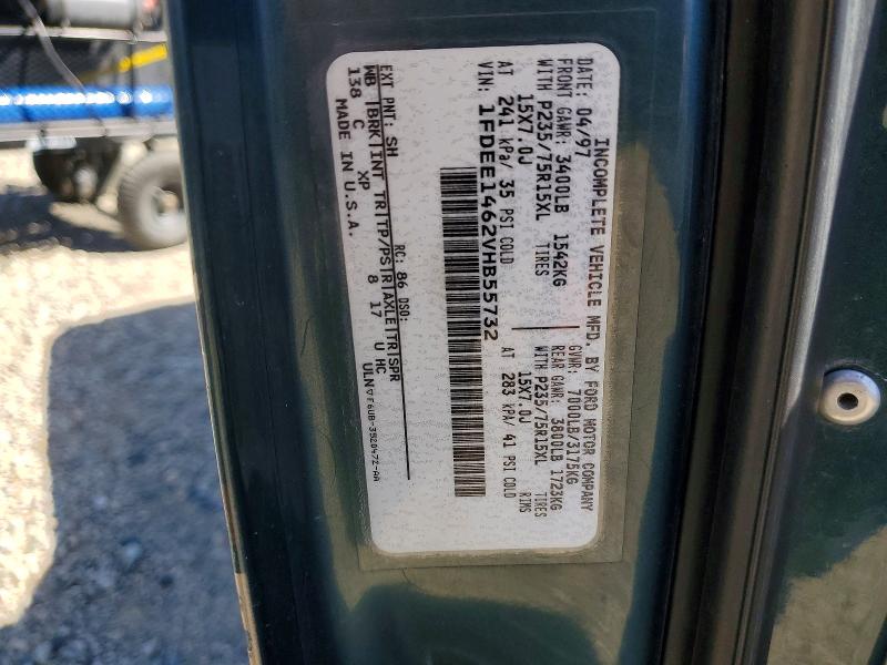 49447176 :رقم المزاد ، 1FDEE1462VHB55732 vin ، 1997 Ford E150 E150 مزاد بيع