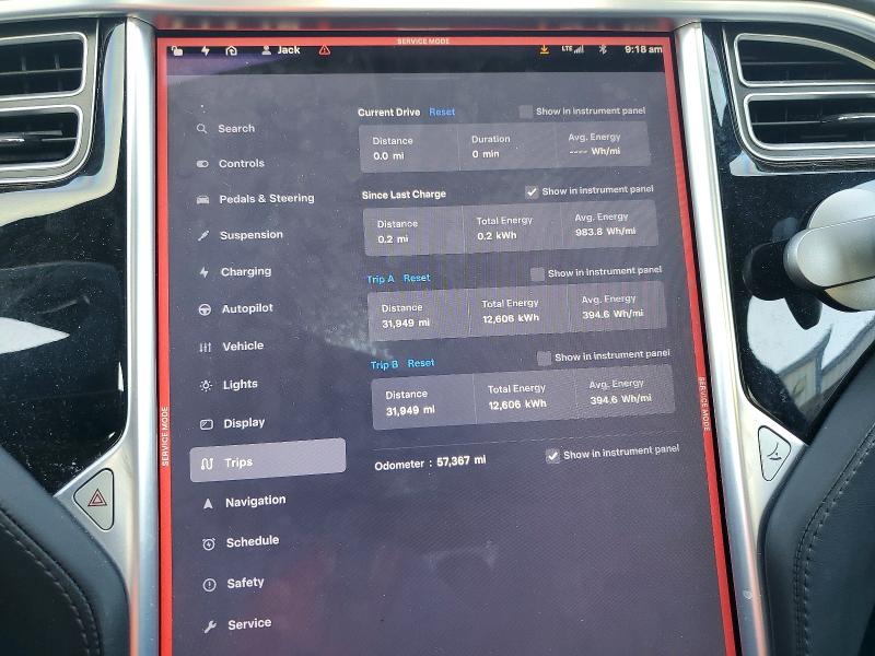 46868736 :رقم المزاد ، 5YJSA1E22JF248811 vin ، 2018 Tesla Model S مزاد بيع