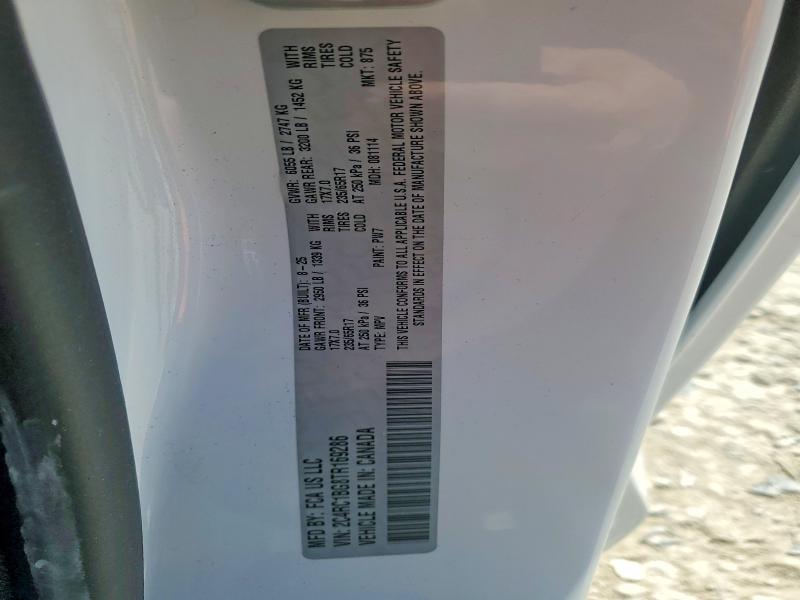51844816 :رقم المزاد ، 2C4RC1BG8TR169286 vin ، 2026 Chrysler Pacifica مزاد بيع
