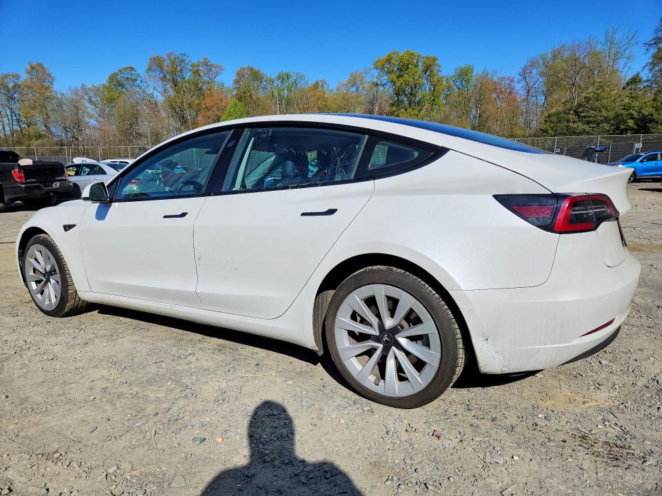 2022 Tesla Model 3 მანქანა იყიდება აუქციონზე, vin: 5YJ3E1EB3NF291343, აუქციონის ნომერი: 49497356