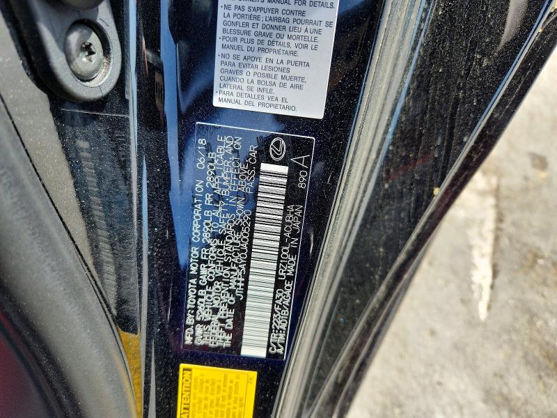 48463946 :رقم المزاد ، JTHHP5AY0JA005290 vin ، 2018 Lexus Lc مزاد بيع