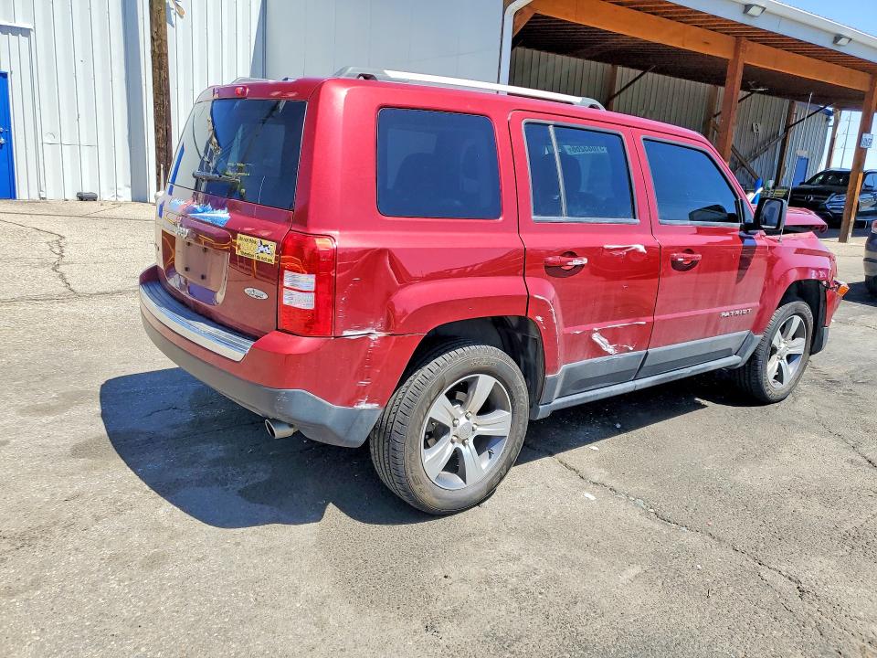 2016 Jeep Patriot მანქანა იყიდება აუქციონზე, vin: 1C4NJRFB1GD709202, აუქციონის ნომერი: 51083266