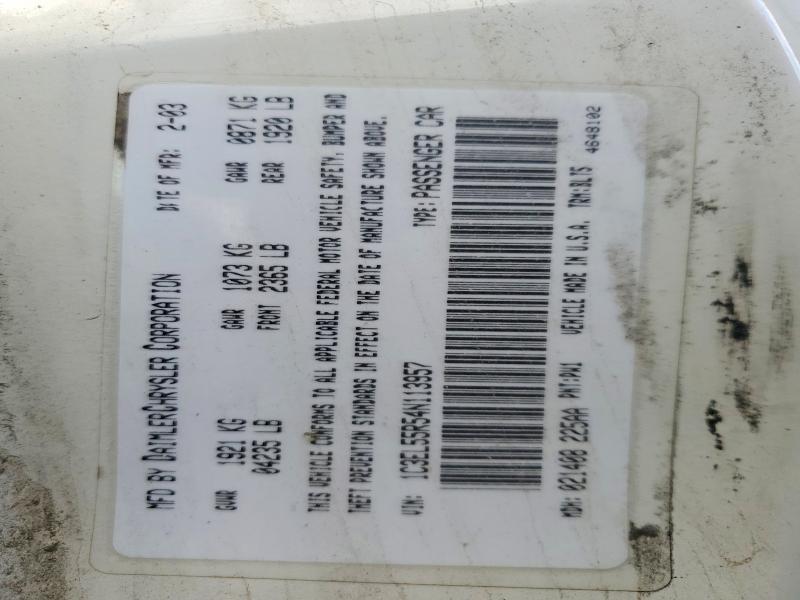 Продажа на аукционе авто 2004 Chrysler Sebring, vin: 1C3EL55R54N113957, номер лота: 48776456