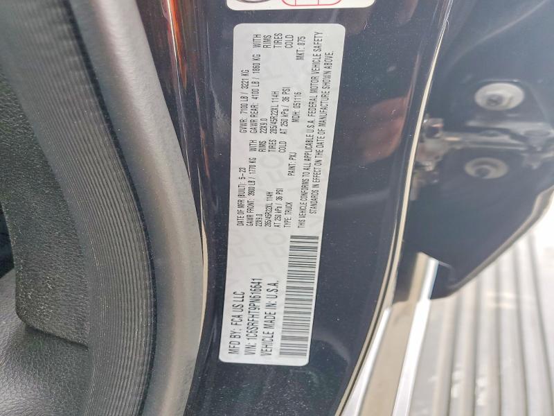 Aukcja sprzedaży 2023 Ram 1500, vin: 1C6SRFHT9PN616641, numer aukcji: 50633496