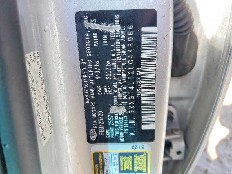 Aukcja sprzedaży 2020 Kia Optima, vin: 5XXGT4L32LG443966, numer aukcji: 51373606