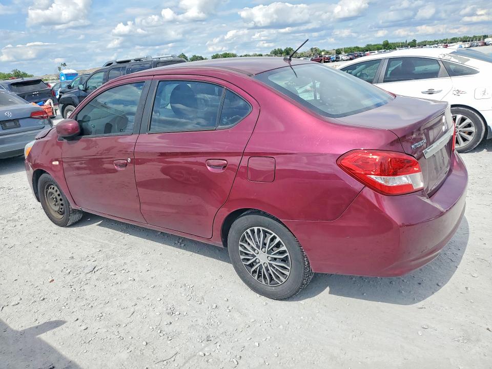 51172666 :رقم المزاد ، ML32F3FJ2HH003166 vin ، 2017 Mitsubishi Mirage مزاد بيع
