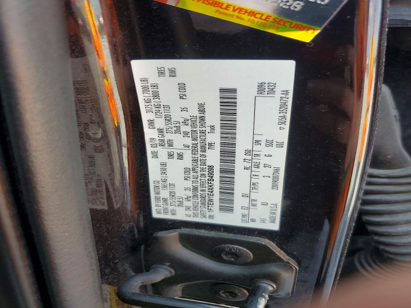 Aukcja sprzedaży 2019 Ford F150, vin: 1FTEW1E4XKFB49098, numer aukcji: 50830946