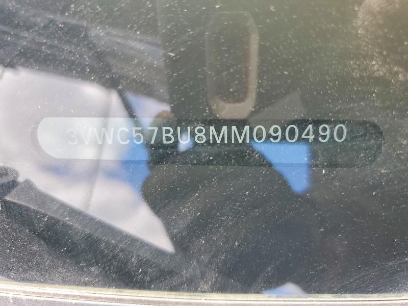 2021 Volkswagen Jetta მანქანა იყიდება აუქციონზე, vin: 3VWC57BU8MM090490, აუქციონის ნომერი: 51659076