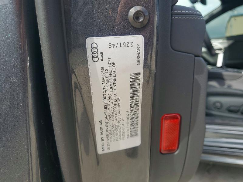 Aukcja sprzedaży 2023 Audi A5, vin: WAUFACF5XPA063216, numer aukcji: 49267006