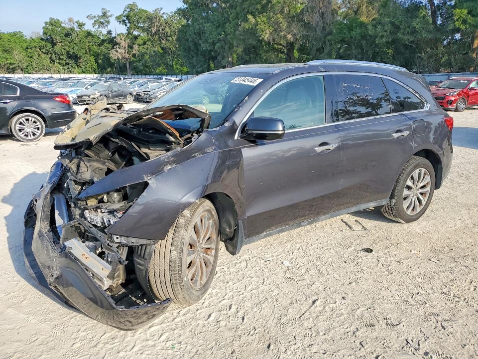 51345446 :رقم المزاد ، 5FRYD4H4XEB016381 vin ، 2014 Acura Mdx مزاد بيع