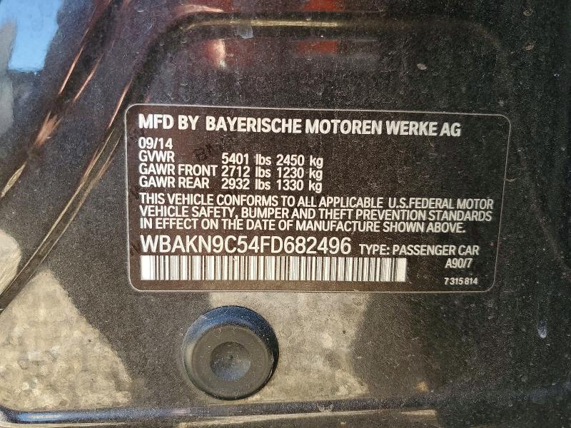 Продажа на аукционе авто 2015 Bmw 550, vin: WBAKN9C54FD682496, номер лота: 49187076