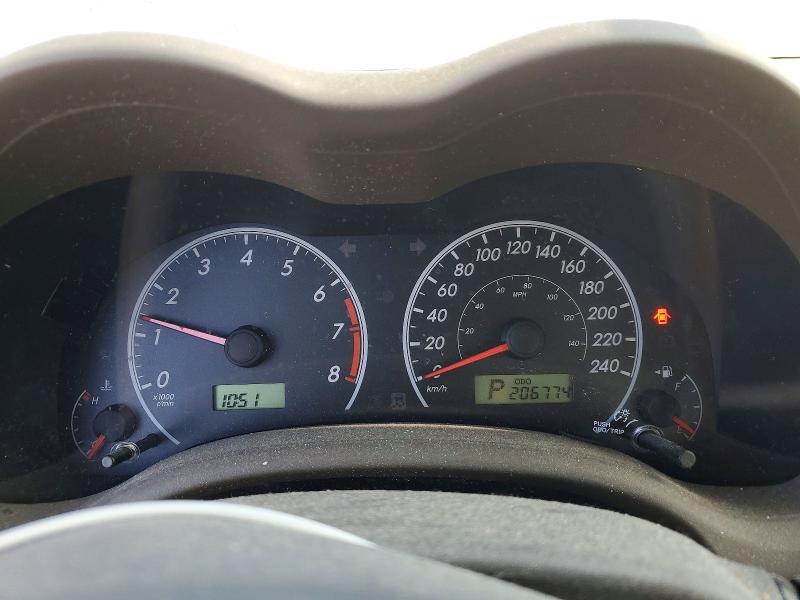 2009 Toyota Corolla მანქანა იყიდება აუქციონზე, vin: 2T1BU40E49C070409, აუქციონის ნომერი: 50728496