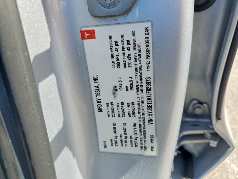 Aukcja sprzedaży 2018 Tesla Model 3, vin: 5YJ3E1EA7JF029973, numer aukcji: 48942276