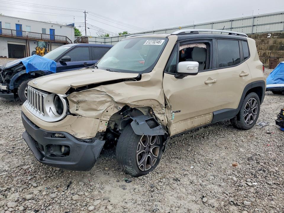 Продажа на аукционе авто 2015 Jeep Renegade, vin: ZACCJBDT0FPB61013, номер лота: 51270246