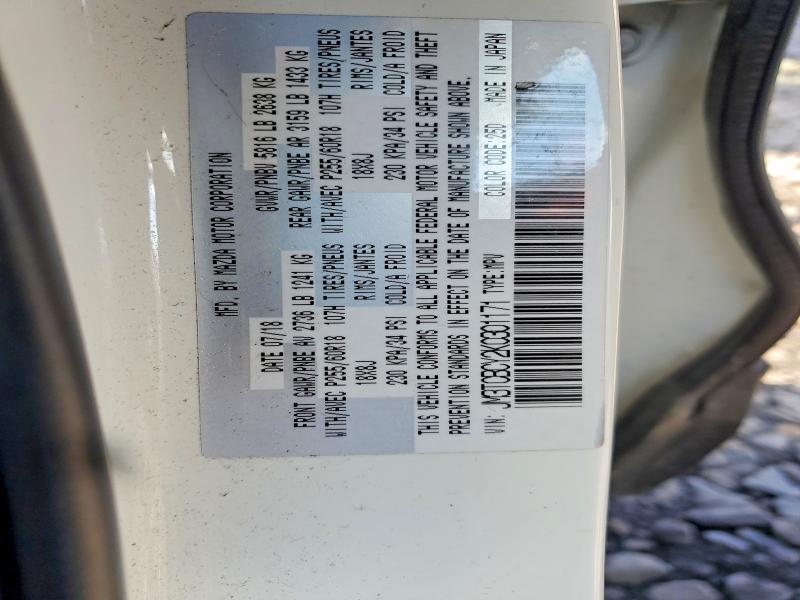 Продажа на аукционе авто 2019 Mazda Cx-9, vin: JM3TCBCY2K0301171, номер лота: 50110516