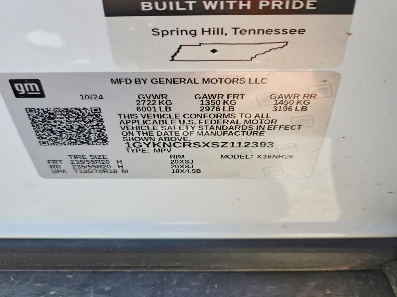Продаж на аукціоні авто 2025 Cadillac Xt5, vin: 1GYKNCRSXSZ112393, номер лоту: 50432736