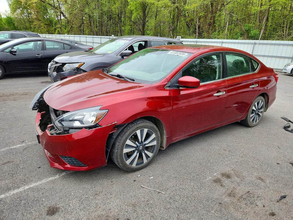 2019 Nissan Sentra მანქანა იყიდება აუქციონზე, vin: 3N1AB7AP9KY318407, აუქციონის ნომერი: 51387836