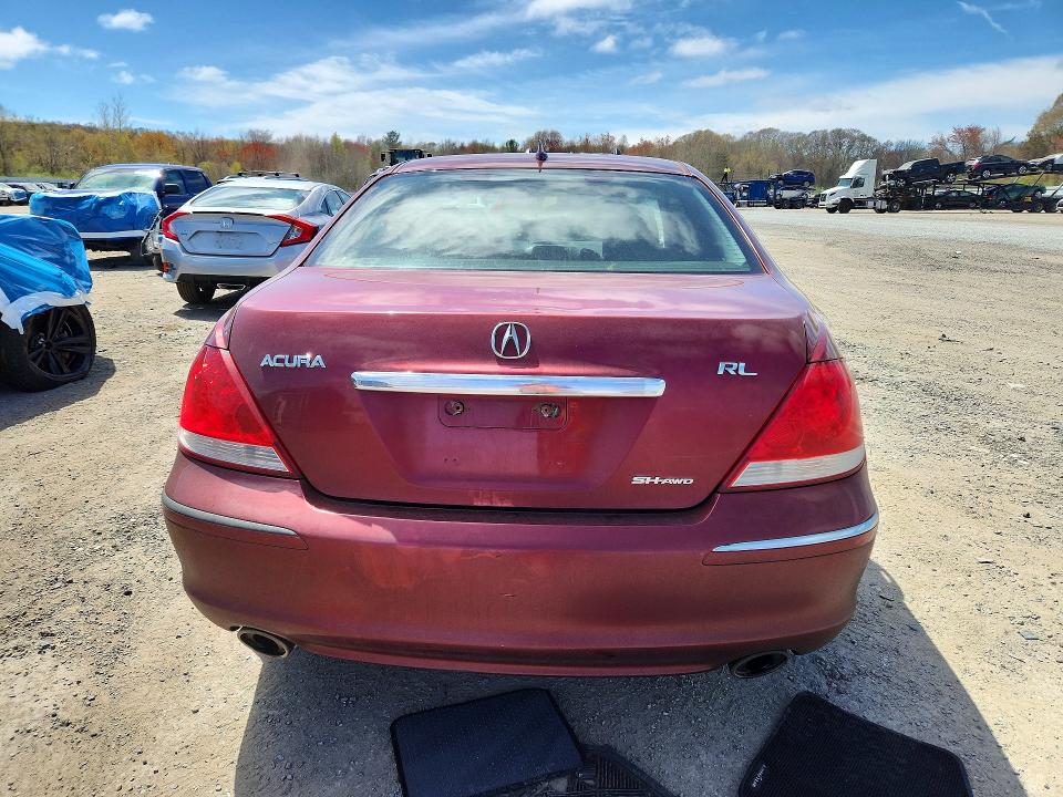 51539186 :رقم المزاد ، JH4KB16506C006611 vin ، 2006 Acura Rl مزاد بيع