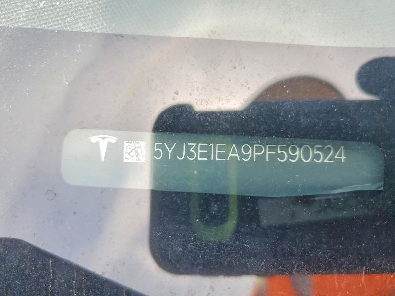 Aukcja sprzedaży 2023 Tesla Model 3, vin: 5YJ3E1EA9PF590524, numer aukcji: 49337896