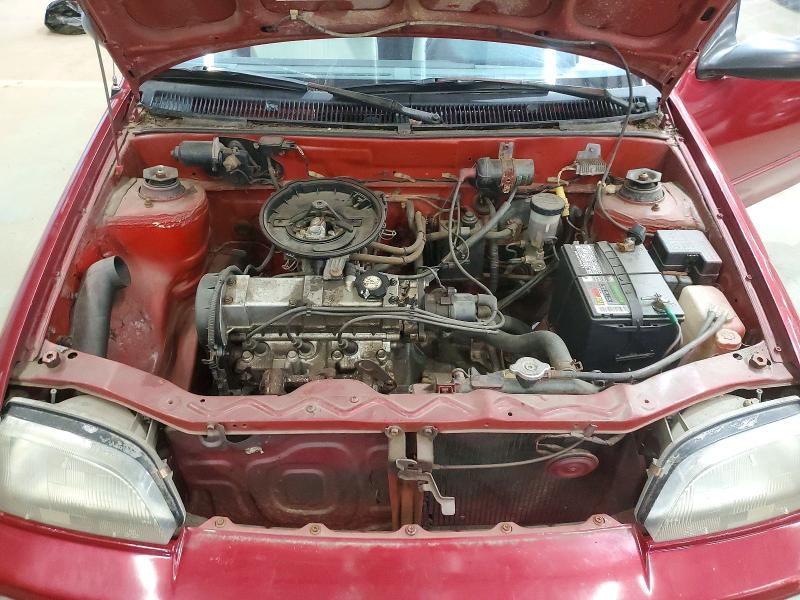 1991 Geo Metro მანქანა იყიდება აუქციონზე, vin: JG1MR3360MK617104, აუქციონის ნომერი: 49679716