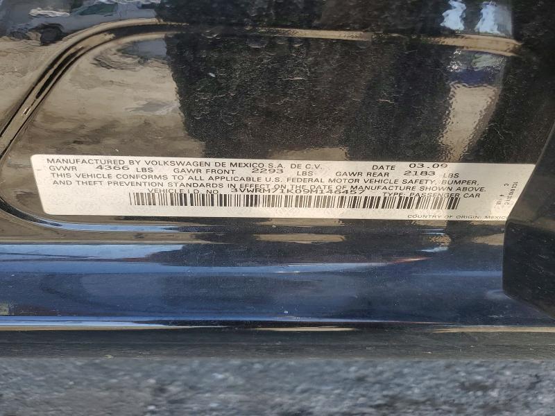 Aukcja sprzedaży 2009 Volkswagen Jetta, vin: 3VWRM71K09M146457, numer aukcji: 50643016