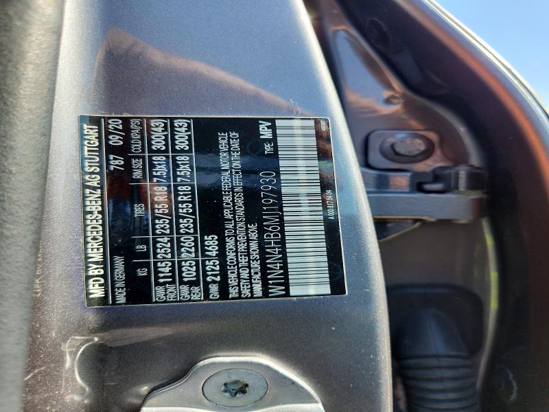 2021 Mercedes-benz Gla მანქანა იყიდება აუქციონზე, vin: W1N4N4HB6MJ197930, აუქციონის ნომერი: 49717246