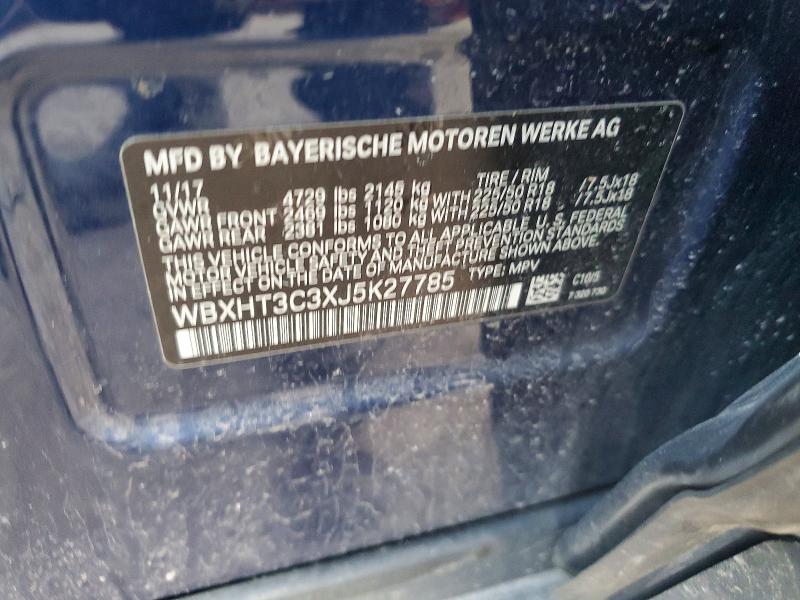 Aukcja sprzedaży 2018 Bmw X1, vin: WBXHT3C3XJ5K27785, numer aukcji: 49225826