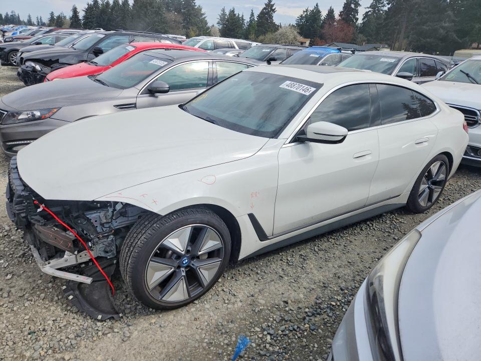 2024 Bmw I4 მანქანა იყიდება აუქციონზე, vin: WBY83FB04RFS40588, აუქციონის ნომერი: 48870146