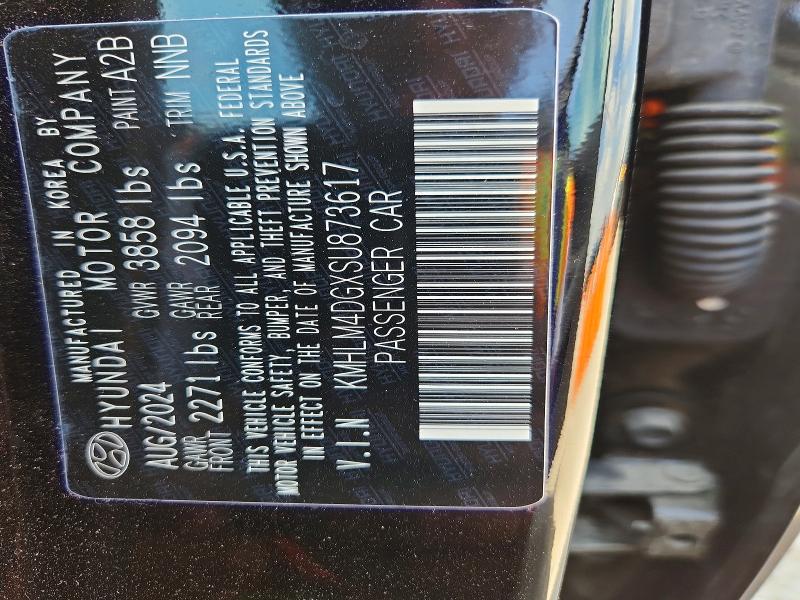 49781816 :رقم المزاد ، KMHLM4DGXSU873617 vin ، 2025 Hyundai Elantra مزاد بيع