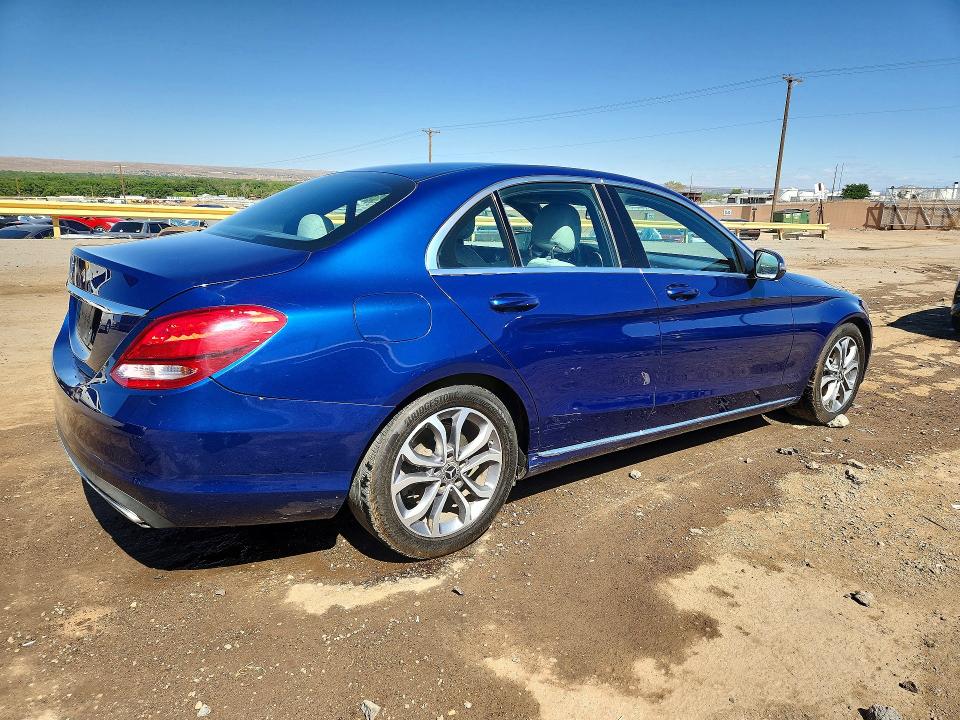 2018 Mercedes-benz C მანქანა იყიდება აუქციონზე, vin: 55SWF4JB6JU241062, აუქციონის ნომერი: 51156326