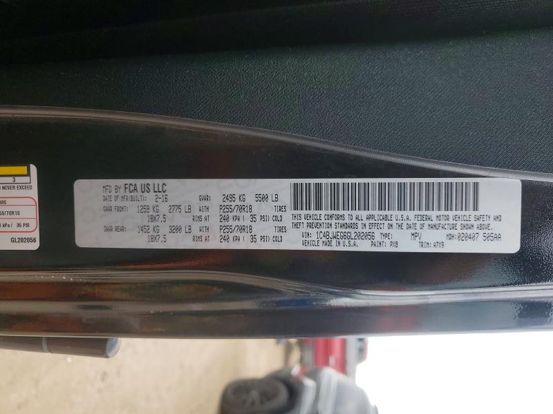Aukcja sprzedaży 2016 Jeep Wrangler Unlimited, vin: 1C4BJWEG6GL202056, numer aukcji: 51150696