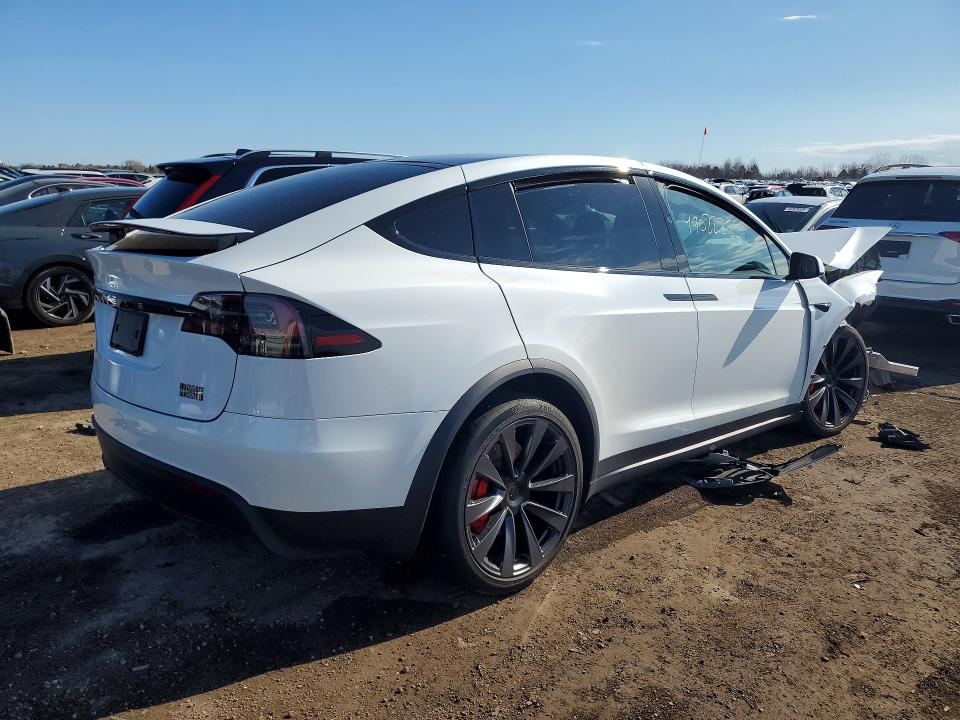 2025 Tesla Model X მანქანა იყიდება აუქციონზე, vin: 7SAXCBE63SF465376, აუქციონის ნომერი: 49022256