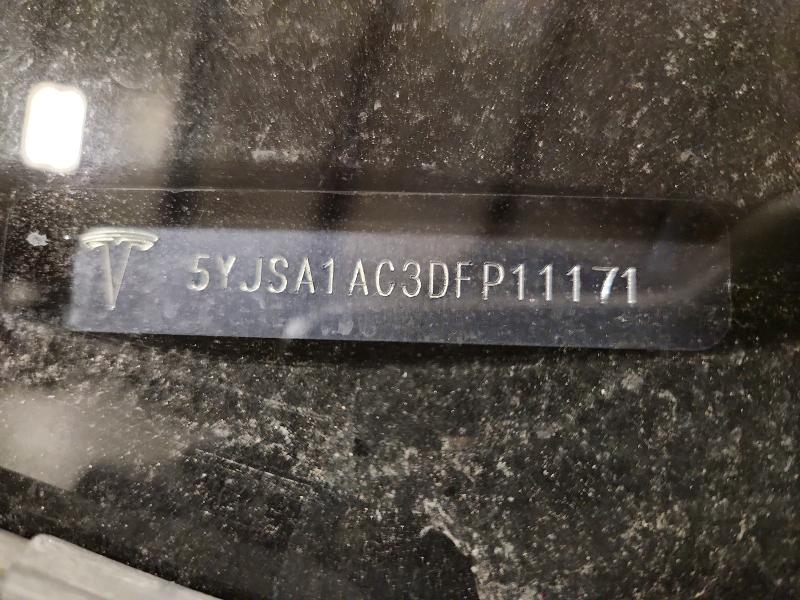 45995746 :رقم المزاد ، 5YJSA1AC3DFP11171 vin ، 2013 Tesla Model S مزاد بيع