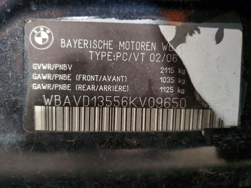Продаж на аукціоні авто 2006 Bmw 325, vin: WBAVD13556KV09650, номер лоту: 50646146