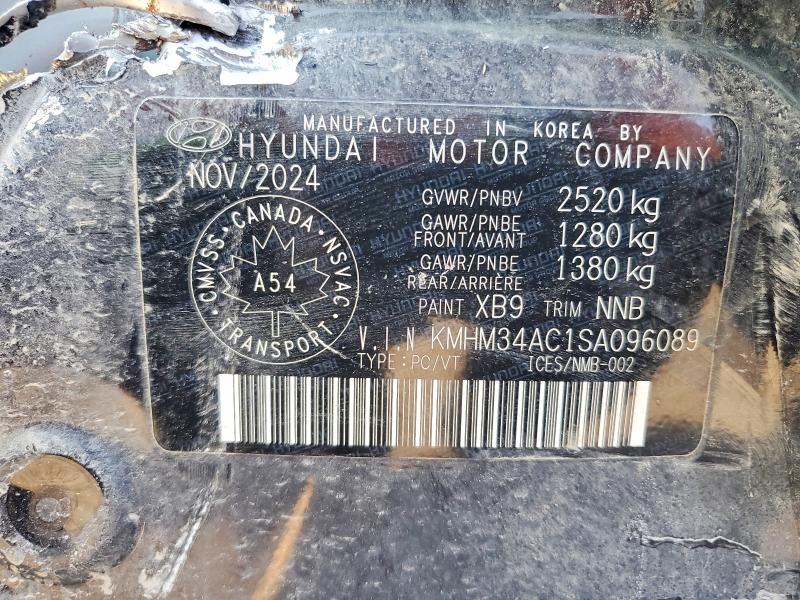 Продажа на аукционе авто 2025 Hyundai Ioniq 6, vin: KMHM34AC1SA096089, номер лота: 48602536
