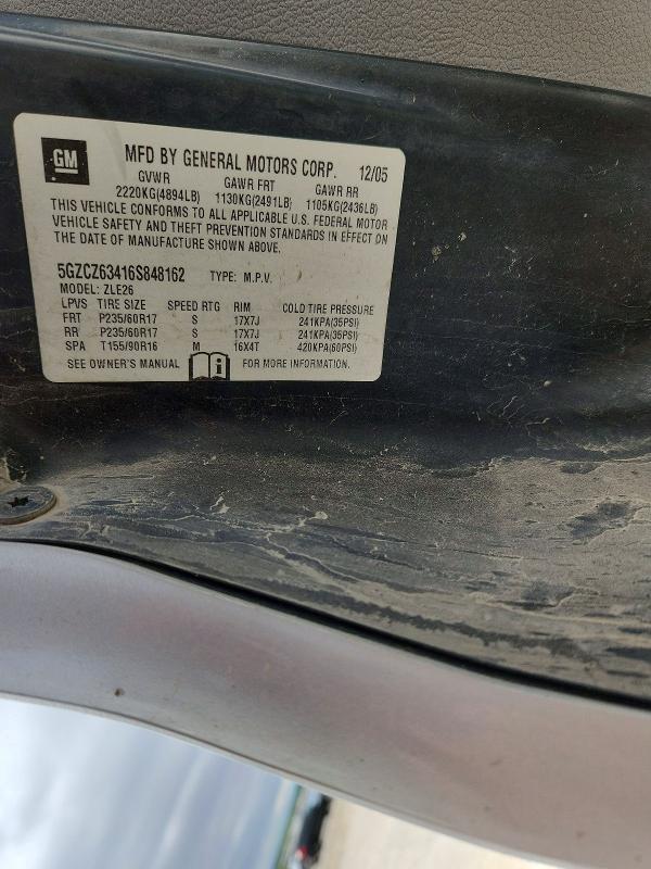 51607056 :رقم المزاد ، 5GZCZ63416S848162 vin ، 2006 Saturn Vue مزاد بيع
