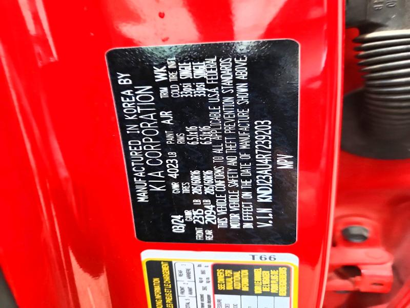 48844266 :رقم المزاد ، KNDJ23AU4R7239203 vin ، 2024 Kia Soul مزاد بيع