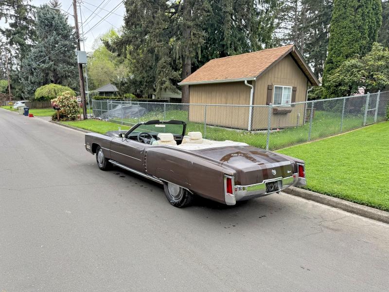 50193626 :رقم المزاد ، 6L67S2Q411143 vin ، 1972 Cadillac Eldorado مزاد بيع