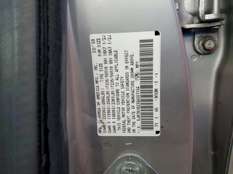 Aukcja sprzedaży 2009 Acura Rdx, vin: 5J8TB18239A007164, numer aukcji: 48348316
