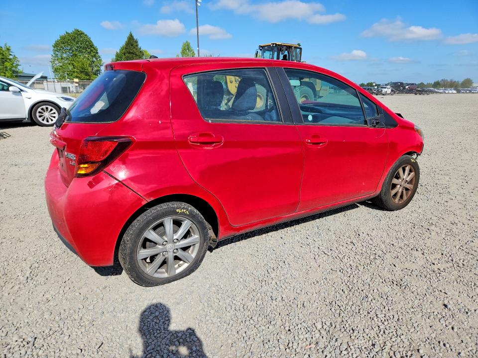 2015 Toyota Yaris მანქანა იყიდება აუქციონზე, vin: VNKKTUD31FA038519, აუქციონის ნომერი: 51449156